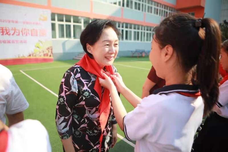 济南市百万学子在开学第一天向祖国宣誓